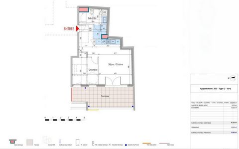 T2, Terrasse, Parking en sous sol, investisseur