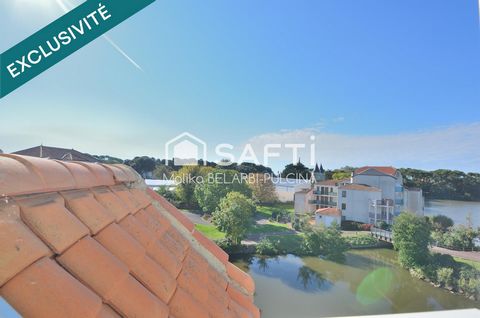 Appartement rénové avec terrasse, vue dégagée sur le Lac