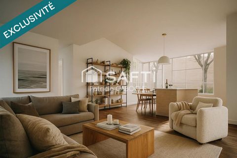 Appartement 105 m2 rénové 3 chambres Jardin TRAM B