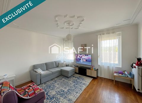 Appartement 3 pièces avec balcon, cave et double stationnement – Rombas (57120)