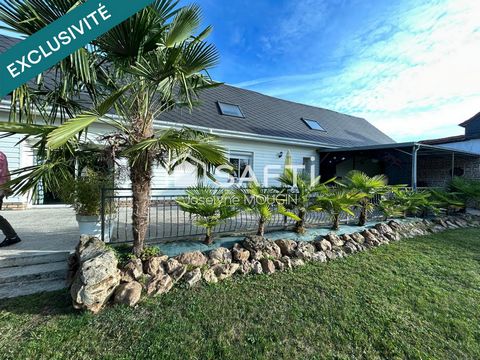 Longère rénovée avec grand jardin, dépendances, 3 chambres, bureau.