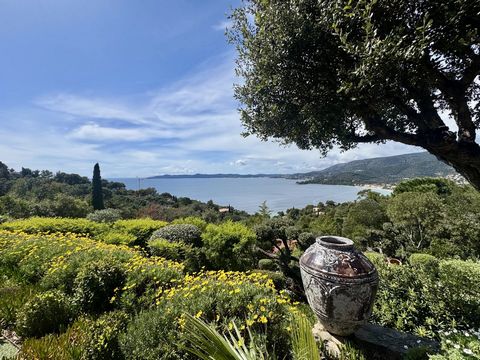 vue mer panoramique dans le domaine du Cap Negre