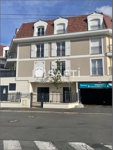 F2 en coeur de ville dans immeuble de 2021 avec place de parking.