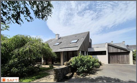 Maison d'architecte avec dépendance