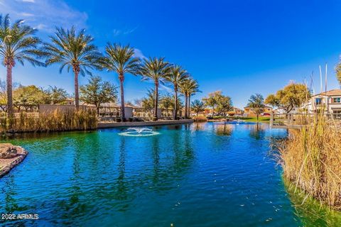 LOWEST PRICED WATERFRONT HOME IN ALL OF GILBERT!! RARE - LAKEFRONT INVESTMENT or FUTURE RELO - Fully Furnished, Waterfront Facing Condo has private courtyard & is currently leased for $2,700/mo thru 6/30/23. 3 Private Bedrooms (1 converted to office ...