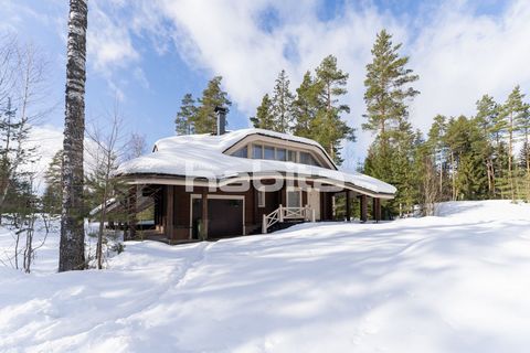Log house in light colors, fresh and stylish. Ecological and healthy way of living. Special community with lovely neighbors, lakes and forest surrounded. Morning coffee with a view of lake.4 bedrooms, 3 bathrooms makes the house comfortable for a fam...