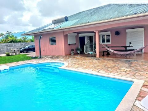Dpt Guyane (973), à vendre MATOURY A 2 MN DU FAMILY PLAZZA maison P5 de 124,1 m² - Terrain de 2000 m² - Plain pied