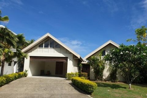 An executive 3 bedroom house located in Denarau Island. Fully furnished with an en-suite. Open Plain living, dining and kitchen extending to maximize the great outdoor living and the in - ground pool. A great family home with 24/7 security and walkin...