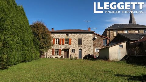 A12000 - In the middle of Bujaleuf, next to the church, this property awaits you as new owner. Bujaleuf is famous for its swimming and fishing lake. All amenities like bakers, pharmacists, supermarket, post office, and doctors are in town. Limoges wi...