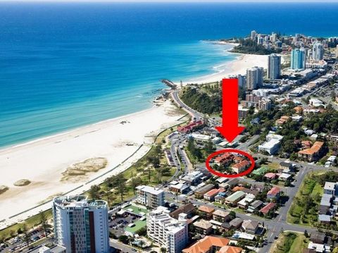 An unbeatable position directly across from Kirra main beach and adjacent to cafes, shops and transport. Enjoy your own private little oasis from this north facing 1 bedroom apartment within metres to Kirra beach, where you can relax and soak up the ...