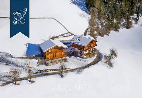 This luxurious, finely-renovated property for sale is in the province of Bolzano, at an altitude of 1,250 meters, and consists of two historical farmhouses, of which the main one features five bedrooms and five bathrooms, while the second is home to ...