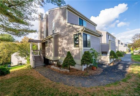 Welcome to a meticulously maintained unit in the highly sought after FoxBridge Condominium in Branford! Bright and airy, freshly painted, hardwood floor on the main level, quartz countertop, end unit. Three bedrooms with three full baths, 1814 sqft a...