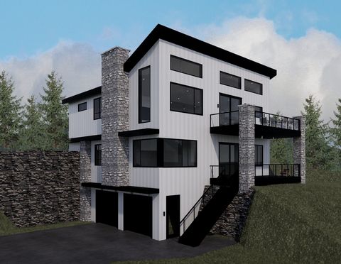 Panoramic view of Mount Orford and the city of Magog. This remarkable 3,800 square foot home, with an integrated double garage, is ready to be built by a renowned contractor accompanied by the GCR warranty. The permit of the city of Magog has already...