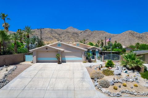 Nestled in the upper Cathedral City Cove, this exquisite residence offers unparalleled comfort and luxury. Boasting 24 owned solar panels, this home epitomizes sustainable living with minimal utility costs and a yearly credit. The inviting lap pool &...