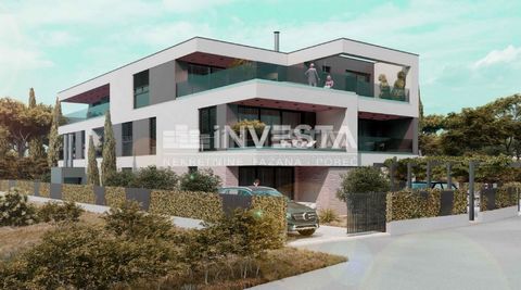 Pula Šijana, penthouse van 160,64 m², 2e verdieping, nieuwbouw, 2 garages In de aanbieding is een nieuw woonproject gelegen in Šijana op een rustige, groene locatie. Het bestaat uit twee woongebouwen, elk met 4 appartementen. De appartementen zijn ve...