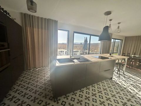 In una zona tranquilla con una vista immediata ed eccezionale sui vigneti della Côte de Beaune, superba casa completamente ristrutturata con ingresso, servizi igienici, cucina attrezzata contemporanea (spaziosa) che si apre su una terrazza (sud), sog...