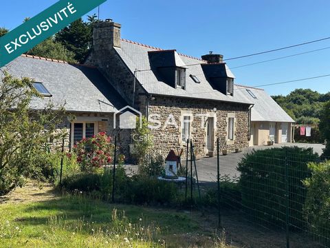 Longère en pierre rénovée, entretenue sur un mangifique terrain