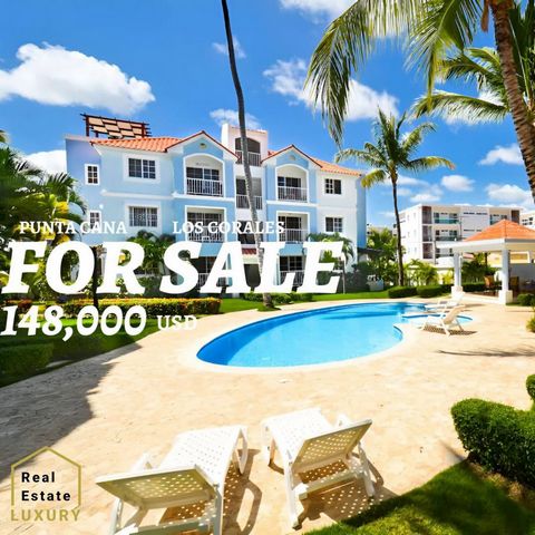 TE KOOP appartement BAVARO, Punta Cana, Dominicaanse Republiek PRIJS 148.000 USD ~ Oppervlakte 80 m² / 861 m² ~ 2 slaapkamers ~2 badkamers ~2e verdieping ~ onderhoud 180$ ~keuken met eethoek ~balkon ~komt volledig gemeubileerd ~Beschikbaar voor korte...
