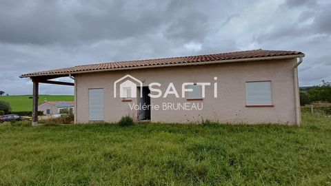 Maison neuve à terminer – 100 m² plain-pied – Terrain clos 800 m²