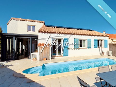 Maison 155 m2 - 3 faces - 5 chambres - Piscine - Alenya