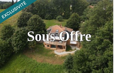 Maison bois ouverte sur la vallée, au calme