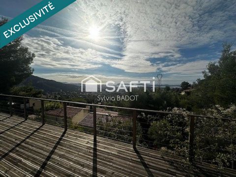 EXCLUSIVITE MAISON DE 100M2 SUR 500M2 AVEC VUE DOMINANTE + GARAGE + PISCINE