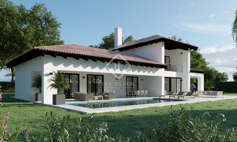 This fantastic villa with contemporary architecture has a total built area of 443,40 m² on a 1,633 m² plot in one of the best areas of the Rias Baixas coastline in the province of Pontevedra. The layout is on two floors, offering an efficient and sta...