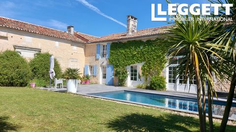 A21054ET16 - A wonderful Charentaise arch keeps this property hidden from view. But behind the gates there is an exquisite country house which has been renovated to highest standard while still keeping many original features. Stylish and extremely pr...