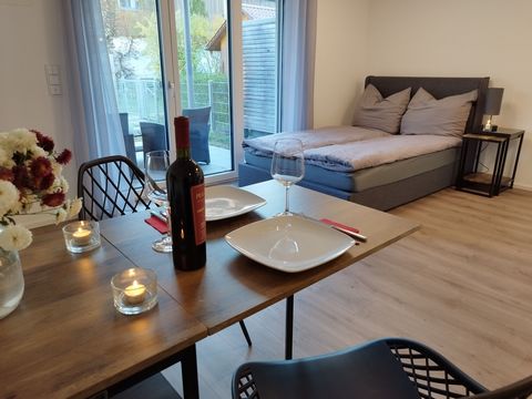 - Barrier-free first floor apartment - cozy terrace and private garden for barbecuing, sunbathing and feel good - underground parking space - Laundry room with its own washing machine and dryer - Spacious cellar compartment - Bicycle storage room in ...