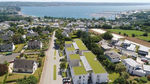 Dpt Finistère (29), à vendre BREST GUIPAVAS LE RODY appartement T3 65.65 m² - Balcon Terrasse 32.40m²