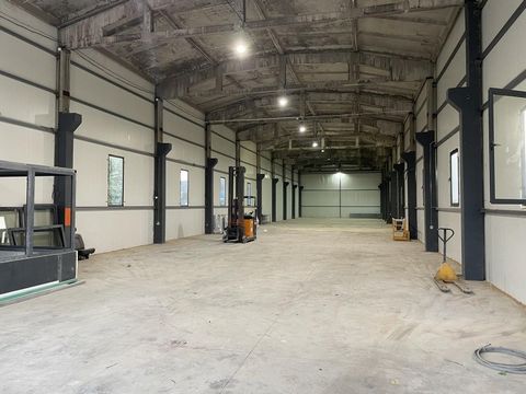Offer 76519 Pazardzhik region. We offer you a renovated thermal panel hall with an area of 1000sq.m. Plot 2500sq.m Suitable for warehouse, production or logistics activities. Price: 280 000 euro