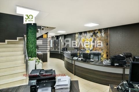 Yavlena presents a luxury office for sale in the center of Varna. The property is located on three levels, namely a room with three large halls, a separate kitchen with a large staff table and a document archive on a basement floor with an area of 11...