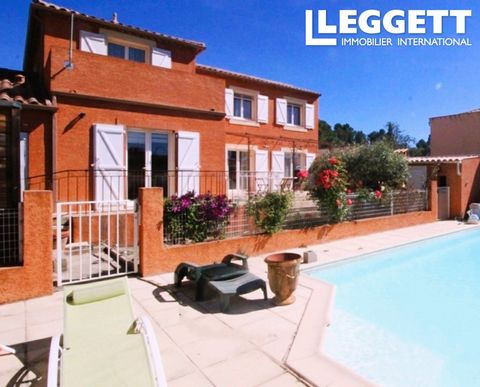 A26644KFA34 - Ruime villa met 3 slaapkamers en zwembad in een mooi dorp in de Languedoc in de buurt van het Canal du Midi. Voorzieningen op loopafstand. 30 minuten zowel Béziers en Narbonne en hun snelle treinverbindingen. Een uitstekende selectie va...