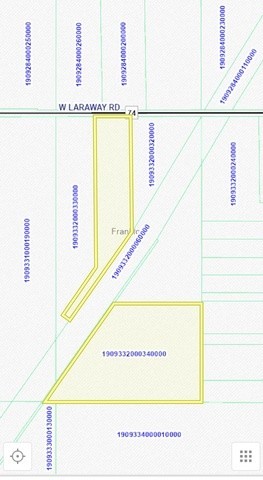 Explore this remarkable opportunity: a sprawling 34-acre farm property located south of Center off Laraway Road. Positioned for lucrative future development or the establishment of a thriving business/industrial park, this parcel is strategically sit...