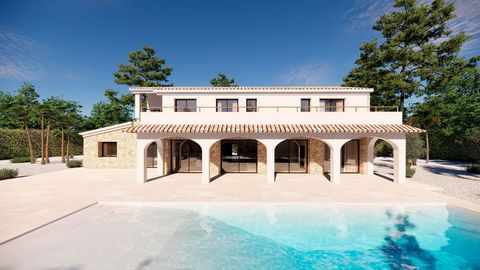 Luxury finca project for sale in Benissa. Wonderful finca with a mediterranean style where rustic and modern elements will be used to create a warm atmosphere. In 10.000m2 it will include a dream garden with native plants as palm and olive trees, vin...