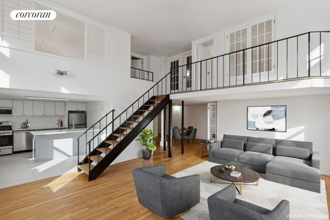 Welcome to #4B at Magnolia Mansions Lofts. This exquisite, stylish East Harlem duplex loft stands out from all the rest with its impressive 15ft ceilings, floor to ceiling windows, renovated kitchen and bathrooms, and 1600 square feet of entertaining...