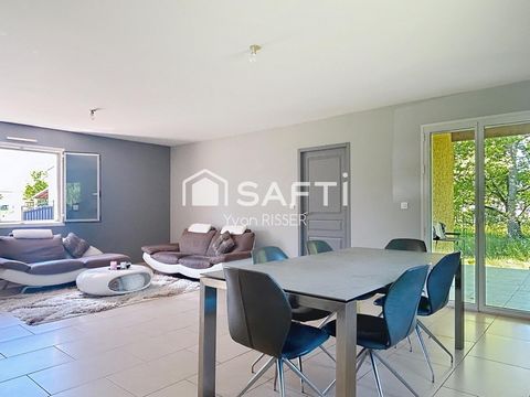 Maison de plain pied 4 chambres 105 m2
