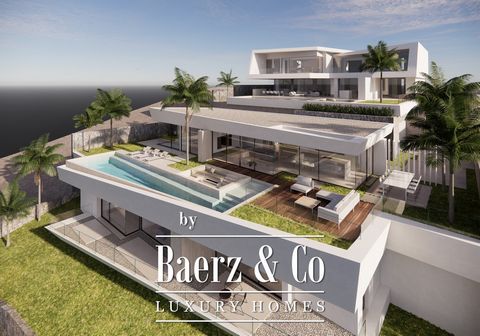 Cette villa moderne en cours de réalisation et bientôt livrée, conçue par le célèbre architecte espagnol, est située dans le prestigieux quartier de San Eugenio alto. Il offre une vue imprenable sur l’océan pendant la journée et ravit avec les lumièr...