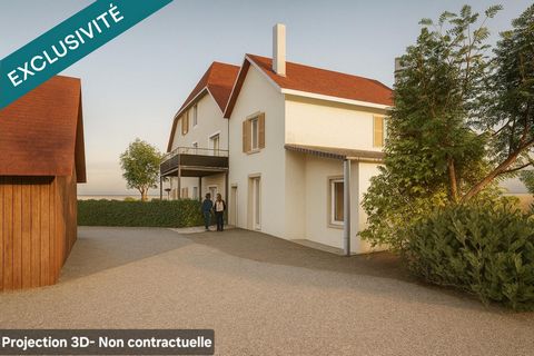 Maison mitoyenne à rénover 4 pièces 78m2 + chalet 42m2 - Terrain 482 m2