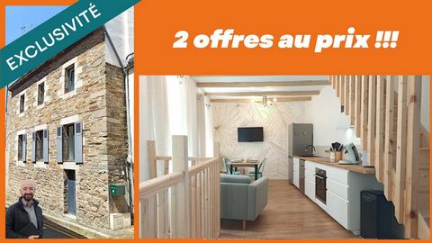 Charmante maison de ville atypique entièrement rénovée.