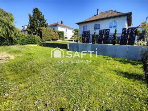 Maison de plain-pied à Didenheim sur terrain de 7,04 ares avec sous-sol aménagé