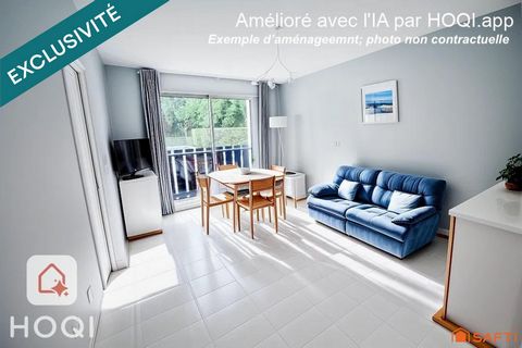 Vivez à 200 m de la plage, T2 avec garage