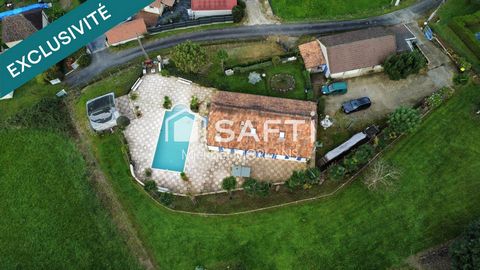 Maison familiale avec vue dégagée, piscine, dépendance