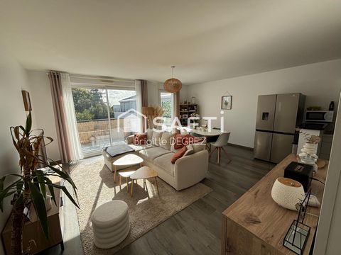 Appartement T3, 2 chambres