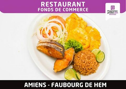 Mohamed OUBAALI vous propose à la vente, le fonds de commerce de ce restaurant avec extraction situé dans le quartier du Faubourg de Hem à Amiens. Cet établissement d'une surface de 90 m², dispose d'une salle de 40 m2 avec une capacité d'environ 22 p...