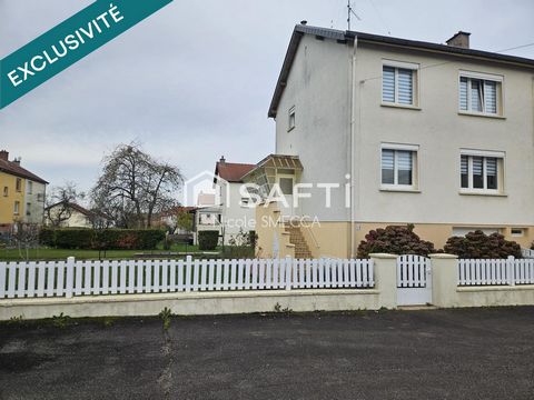 Maison mitoyenne,3 chambres,jardin,garage