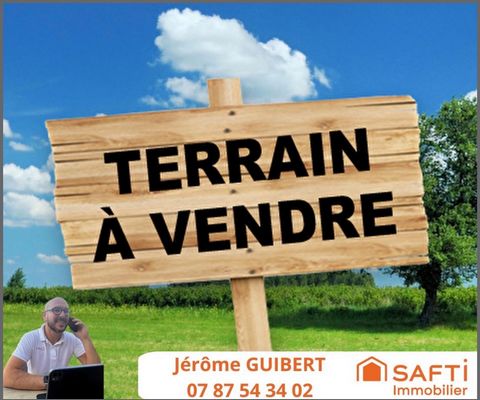 Terrain viabilisé de 777 m² à Saint-Aubin-du-Plain