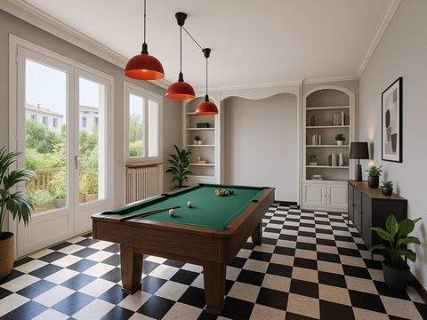 Belle maison provençale avec piscine.