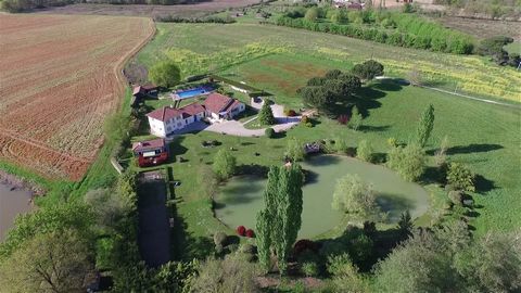 Summary A magnificent character property dating from the 18th century, impeccably renovated and maintained in pristine condition, with a large fishing lake, pool of 12m x 6m and 2.2 hectares of beautiful parkland. The 2 main houses are facing south e...