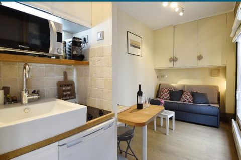 MOBILITY LEASE ONLY: In order to be eligible to rent this apartment you will need to be coming to Paris for work, a work-related mission, or as a student. This lease is not suitable for holidays. This 12 m2 studio is perfectly optimized. All the esse...